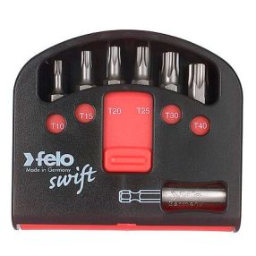 T10-T40 Swift Torx bit készlet C 6,3x25mm - Felo - 02060311
