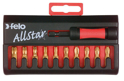 PZ-Torx AllStar bit készlet TiN bevonattal C 6,3x25mm - Felo - 02090276