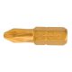 PZ3x25mm PZ bit / Pozidriv bithegy TiN bevonattal C 6,3 1/4 - Felo - 02103070