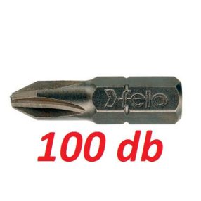   PH2x25mm Phillips PH bit / bithegy C 6,3 1/4 (100db) - Felo - 02202017