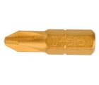 PH2x25mm Phillips PH bit / bithegy TiN bevonattal  C 6,3 1/4 - Felo - 02202070