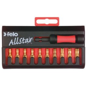 Torx AllStar bit készlet TiN bevonattal C 6,3x25mm - Felo - 02690176   Torx AllStar bit készlet TiN bevonattal C 6,3x25mm - Felo - 02690176