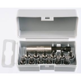   T6-T40 Torx Profi Bit Box készlet C 6,3x25mm - Felo - 02691016