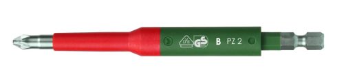 PZ2x125mm VDE szigetelt Pozidriv csavarhúzó bit E6,3 1/4 (1000V IEC60900) - Felo - 03102590