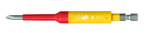 PH1x125mm VDE szigetelt Phillips csavarhúzó bit E6,3 1/4 (1000V IEC60900) - Felo - 03201590