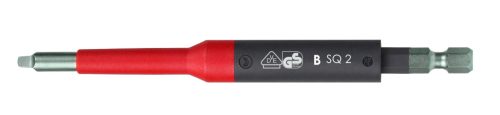 SQ2x125mm (2,8mm) VDE szigetelt Robertson négyszög bit E6,3 1/4 (1000V IEC60900) - Felo - 03502590