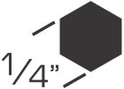 SW5 - SW6x160mm SMART imbusz kétvégű csavarhúzó penge / bit 1/4 - Felo - 06405604