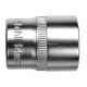 10x25mm hatlapú dugókulcs fej/dugófej 1/4 négyszög befogású (Cr-V) - Felo - 09610010