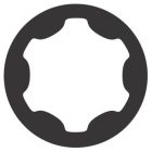 IP8x170mm Torx Plus nyomaték-csavarhúzó penge bit 1/4 befogással matt króm - Felo - 10908304