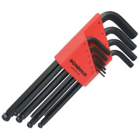 1,5-10mm L-imbuszkulcs készlet hosszú gömbvégű BLX10M - Bondhus - 10990   1,5-10mm L-imbuszkulcs készlet hosszú gömbvégű BLX10M - Bondhus - 10990