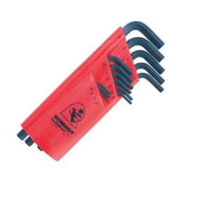   1,27-10mm L-imbuszkulcs készlet hosszú egyenesvégű HLX15M - Bondhus - 12195