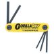 3/16-3/8 inch GorillaGrip egyenesvégű összecsukható imbuszkulcs készlet HF5 - Bondhus - 12585