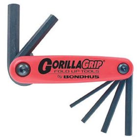   1,5-6mm GorillaGrip egyenesvégű összecsukható imbuszkulcs készlet HF7MS - Bondhus - 12592