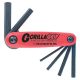 3-10mm GorillaGrip egyenesvégű összecsukható imbuszkulcs készlet HF6M - Bondhus - 12595