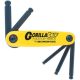 3/16-3/8 inch GorillaGrip gömbvégű összecsukható imbuszkulcs készlet BF5 - Bondhus - 12894