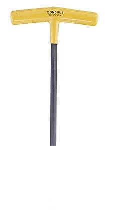 1/4 inch T-imbuszkulcs egyenesvégű (L=165mm) - Bondhus - 13312