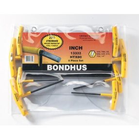 3/32-1/4 inch T-imbuszkulcs 8 részes készlet egyenesvégű (L=105-165mm) HTX80 - Bondhus - 13332   3/32-1/4 inch T-imbuszkulcs 8 részes készlet egyenesvégű (L=105-165mm) HTX80 - Bondhus - 13332