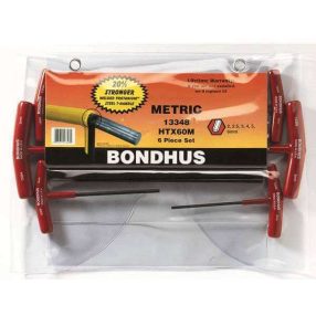 2-6mm T-imbuszkulcs 6 részes készlet egyenesvégű (L=100-173mm) HTX60M - Bondhus - 13348   2-6mm T-imbuszkulcs 6 részes készlet egyenesvégű (L=100-173mm) HTX60M - Bondhus - 13348