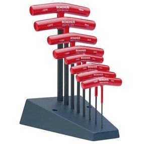 2-10mm T-imbuszkulcs egyenesvégű 8 részes készlet tartóval (L=100-232mm) HTX80M/S - Bondhus - 13389   2-10mm T-imbuszkulcs egyenesvégű 8 részes készlet tartóval (L=100-232mm) HTX80M/S - Bondhus - 13389