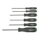 T6-T15 Torx csavarhúzó készlet gömbvégű - STX6 - Bondhus - 13546