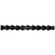 1/4x146mm rövidszegmenses hűtőcső (10 db fekete szegmens) - Loc-Line - 141401-BLK
