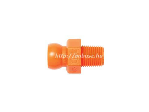 1/8 NPT külsőmenetes gömbcsatlakozó 1/4 rendszerhez - Loc-Line - 141405