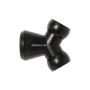 1/4 Y elágazó fekete - Loc-Line - 141408-BLK 1/4 Y elágazó fekete - Loc-Line - 141408-BLK
