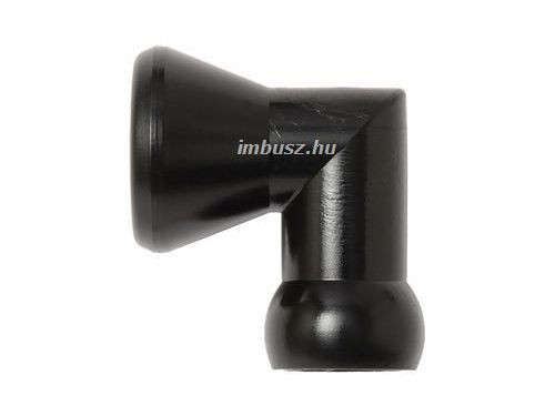 1/4 90 fokos könyök szegmens fekete - Loc-Line - 141415-BLK
