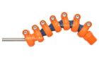 d=4,1x12,7mm ProStream rozsdamentes acél végződésű magasnyomású fúvóka - Loc-Line - 141423