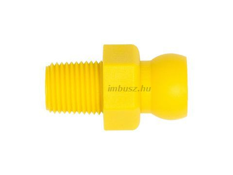 1/8 NPT saválló külsőmenetes gömbcsatlakozó 1/4 rendszerhez - Loc-Line - 145405