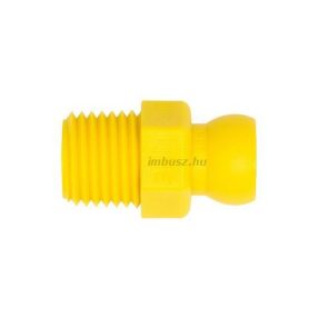 1/4 NPT saválló külsőmenetes gömbcsatlakozó 1/4 rendszerhez - Loc-Line - 145406   1/4 NPT saválló külsőmenetes gömbcsatlakozó 1/4 rendszerhez - Loc-Line - 145406