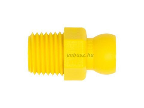 1/4 NPT saválló külsőmenetes gömbcsatlakozó 1/4 rendszerhez - Loc-Line - 145406