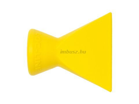 25x1,5mm széles 60 fokos kúpos nyitású saválló szórófej / fúvóka 1/4 rendszerhez - Loc-Line - 145407