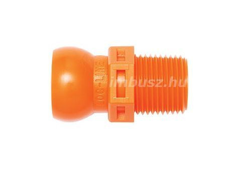 3/8 NPT külsőmenetes gömbcsatlakozó 1/2 rendszerhez - Loc-Line - 151804