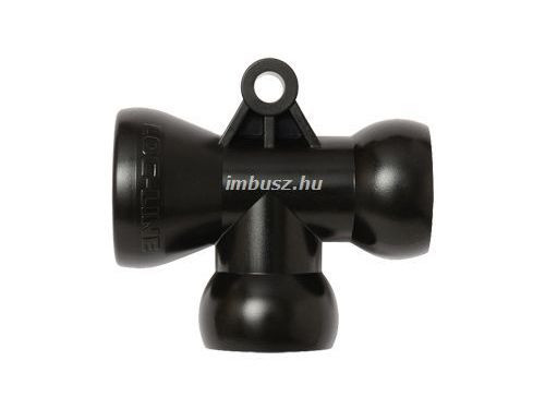 1/2 T szegmens elágazó fekete - Loc-Line - 151825-BLK