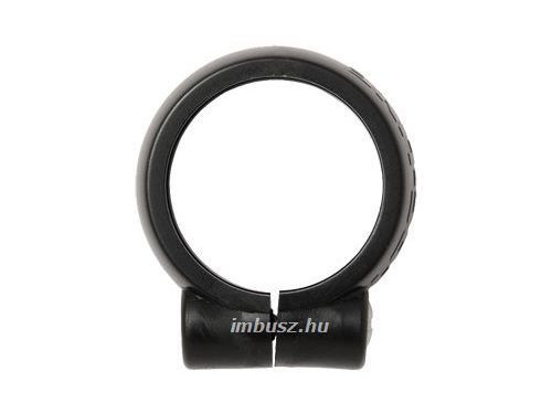 1/2 Rögzítő gyűrű / bilincs fekete - Loc-Line - 151834-BLK