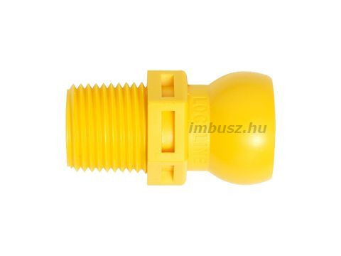 3/8 NPT saválló külsőmenetes gömbcsatlakozó 1/2 rendszerhez - Loc-Line - 156804