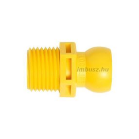 1/2 NPT saválló külsőmenetes gömbcsatlakozó 1/2 rendszerhez - Loc-Line - 156805   1/2 NPT saválló külsőmenetes gömbcsatlakozó 1/2 rendszerhez - Loc-Line - 156805