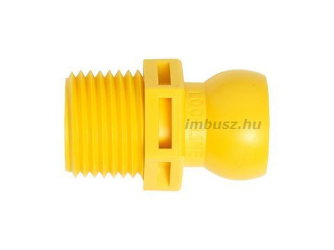1/2 NPT saválló külsőmenetes gömbcsatlakozó 1/2 rendszerhez - Loc-Line - 156805
