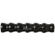 3/4x146mm rövidszegmenses hűtőcső (6 db fekete szegmens) - Loc-Line - 161501-BLK