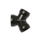 3/4 Y elágazó fekete - Loc-Line - 161511-BLK