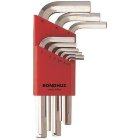 1,5-10mm L-imbuszkulcs készlet rövid egyenesvégű BriteGuard krómbevonattal - HLX9MSB - Bondhus - 16299   1,5-10mm L-imbuszkulcs készlet rövid egyenesvégű BriteGuard krómbevonattal - HLX9MSB - Bondhus - 16299