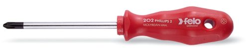 PH2x100mm Phillips csillagcsavarhúzó egykomponensű ergonomikus műanyag markolattal - Felo - 20220390