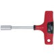 6x230mm hatlapú dugókulcs kétkomponensű ergonomikus T-markolattal (L=290mm) - Felo - 30406880