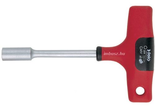 8x125mm hatlapú dugókulcs kétkomponensű ergonomikus T-markolattal (L=185mm) - Felo - 30408480
