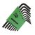 T6-T25 Torx L-kulcs készlet rövid egyenesvégű TLXS8S - Bondhus - 31732
