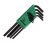 T9-T40 Torx L-kulcs készlet hosszú egyenesvégű TLX8 - Bondhus - 31834