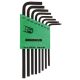 T6-T25 Torx L-kulcs készlet hosszú biztonsági furatos TR-TL8S - Bondhus - 32432