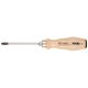 PH1x80mm fanyelű gépi Phillips csillagcsavarhúzó ergonomikus bükkfa markolattal - Felo - 33710290