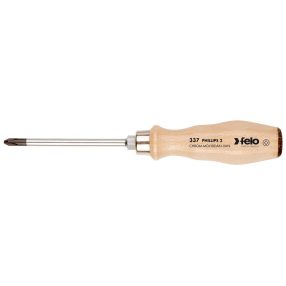 PH3x150mm fanyelű gépi Phillips csillagcsavarhúzó ergonomikus bükkfa markolattal - Felo - 33730590   PH3x150mm fanyelű gépi Phillips csillagcsavarhúzó ergonomikus bükkfa markolattal - Felo - 33730590